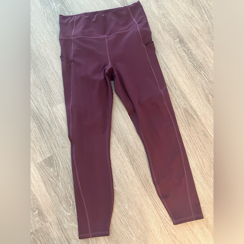 Fabletics Burgundy Full length Legging - Medium - Picture 2 of 14